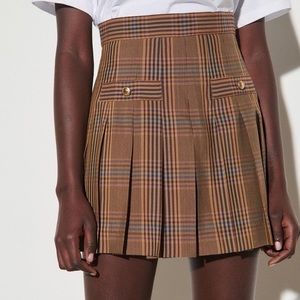 SANDRO
Aisa High Waisted Plaid Skort